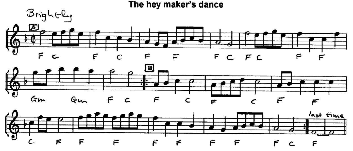 Hey Maker's Dance, The (music)